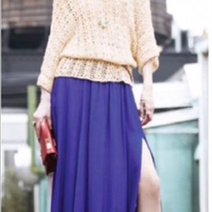 Rachel Zoe Venessa Silk Maxi Skirt